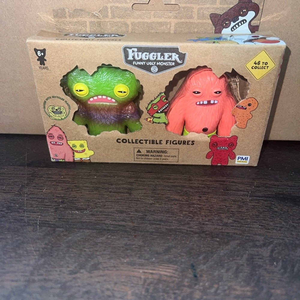 Fuggler Funny Ugly Monster SpongeBob PATRICK 2 Pack Collectible Figure New
